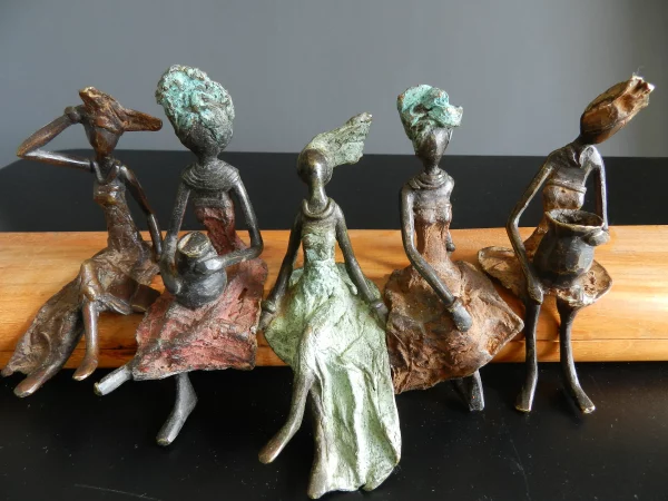 Bronzefiguren aus Burkina Faso – Bild 3