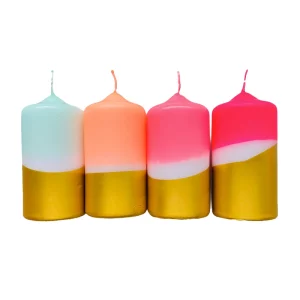 c: Pink Stories Stumpenkerzen