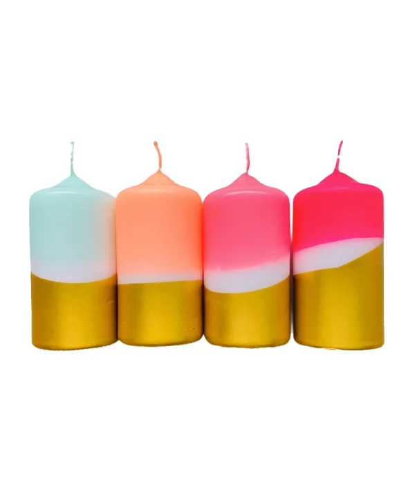c: Pink Stories Stumpenkerzen