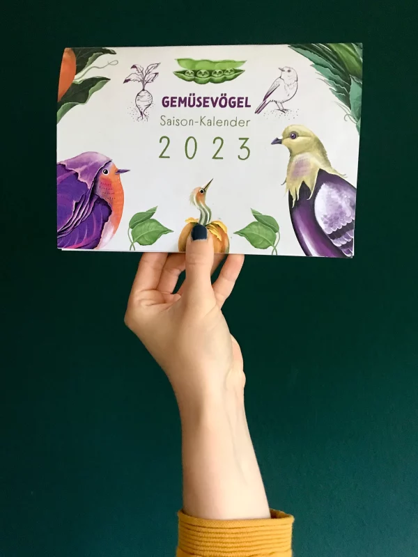 c: Gemüsevögel Kalender Sarah Heuzeroth