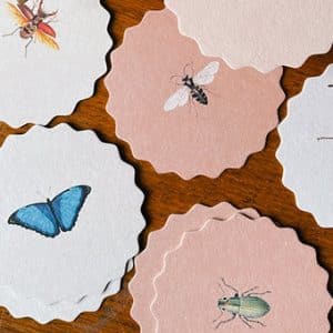 c: 30x40 Untersetzer Insekten