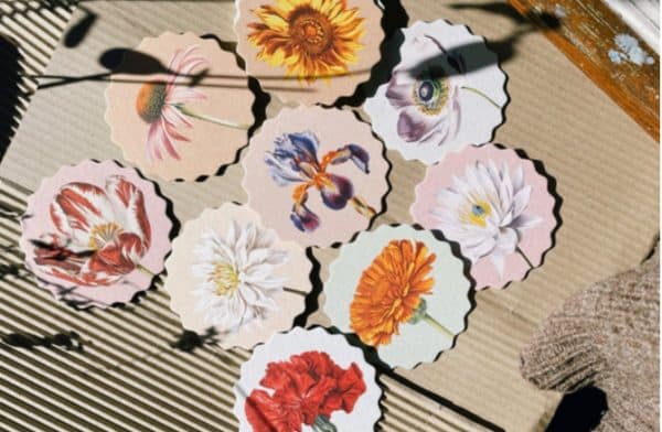 c: 30x40 Untersetzer Blumen