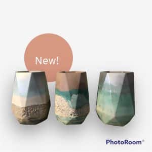 Room No9 Facettenvase medium
