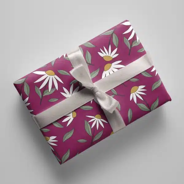 c: Naturbedacht Geschenkspapier Margerithen