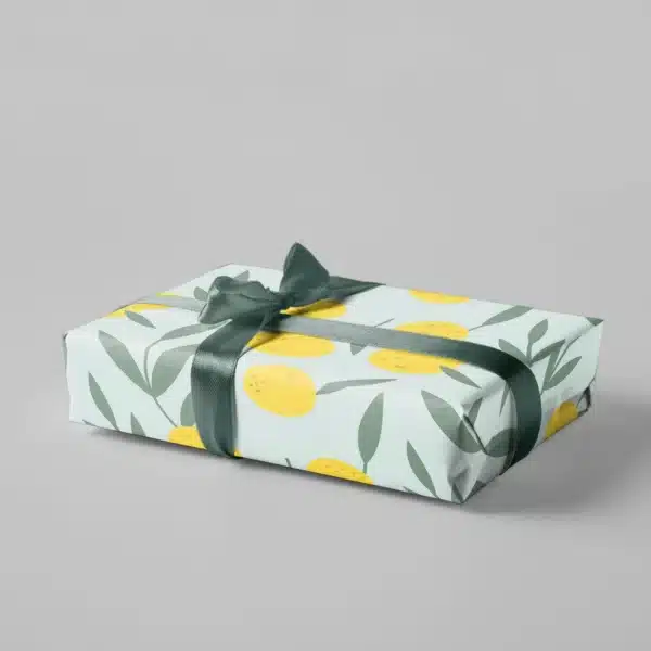 c: Naturbedacht Geschenkspapier Zitronen